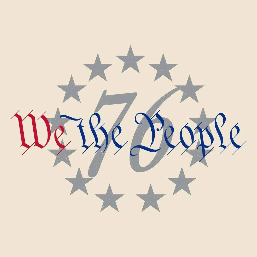 Women's 76 We The People T-Shirt - Natural - Image 4