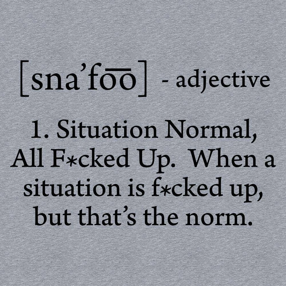 SNAFU T-Shirt - Heather Gray - Image 8