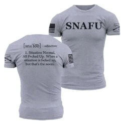 SNAFU T-Shirt - Heather Gray