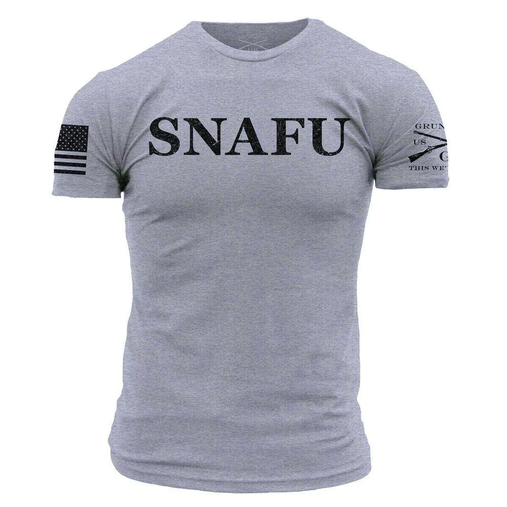 SNAFU T-Shirt - Heather Gray - Image 10