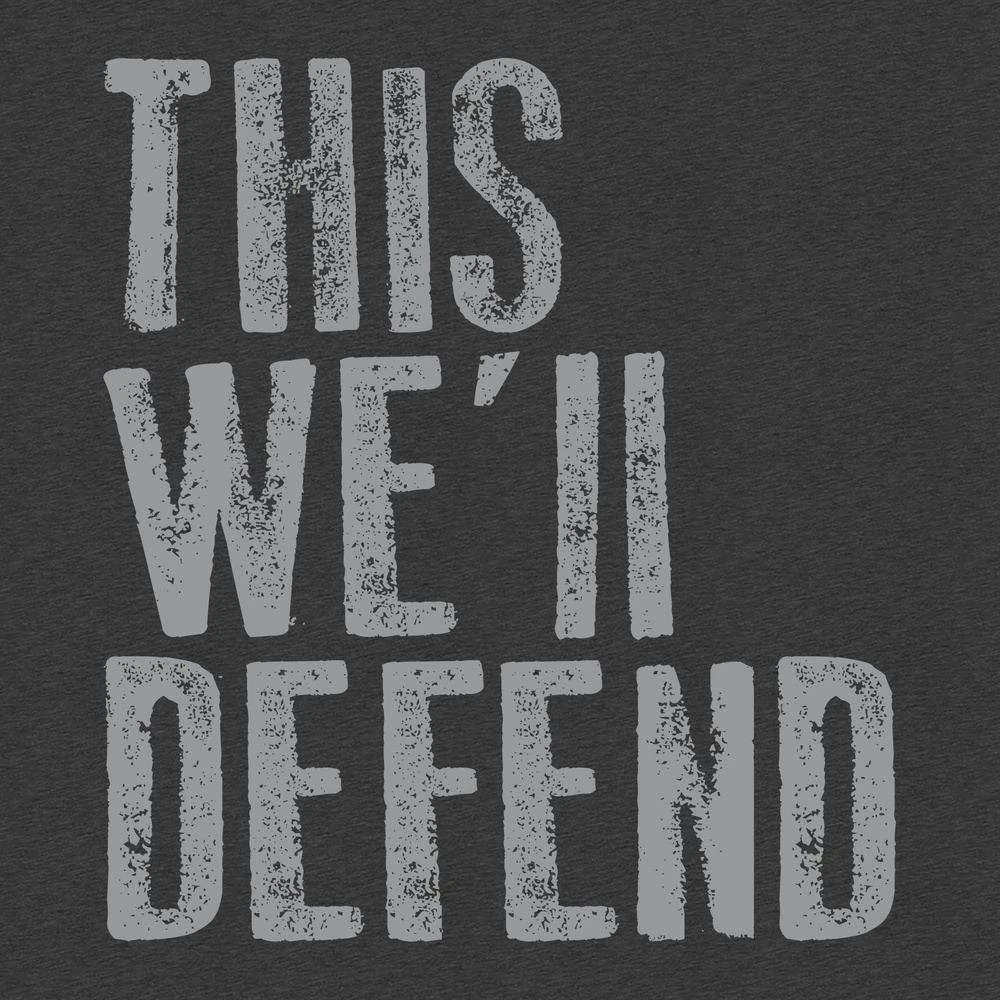 This We'll Defend Hoodie - Dark Heather - Image 5