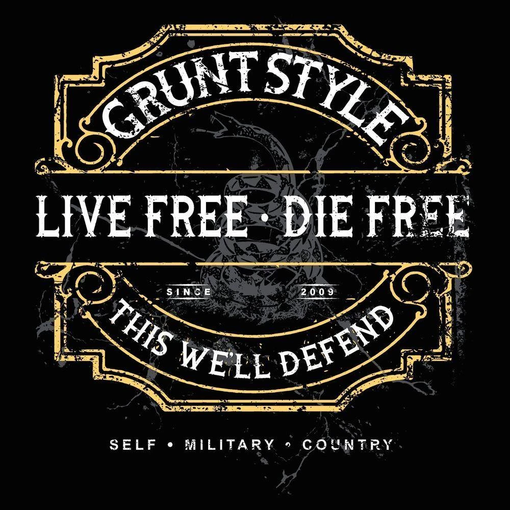 Live Free, Die Free T-Shirt - Black - Image 3