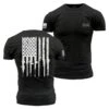 Rifle Flag Pocket T-Shirt - Black Heather