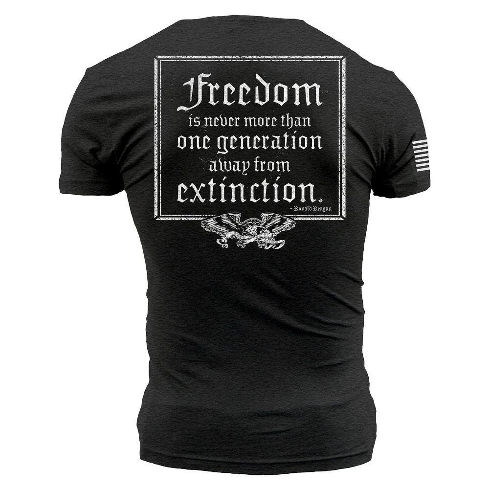 One Generation Away Pocket T-Shirt - Black Heather - Image 5