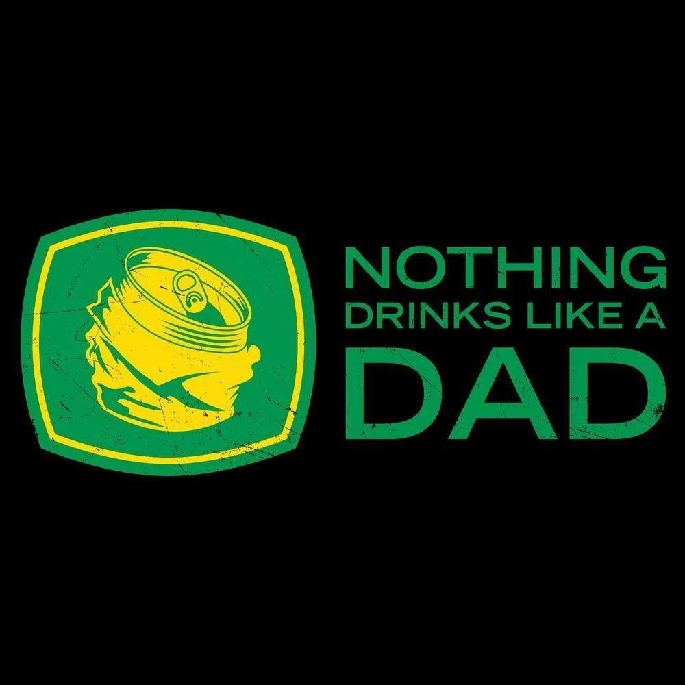 Drink Like Dad T-Shirt - Black - Image 4