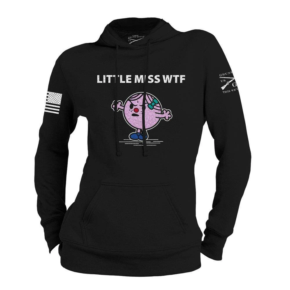 Women's WTF Hoodie - Black - Image 3