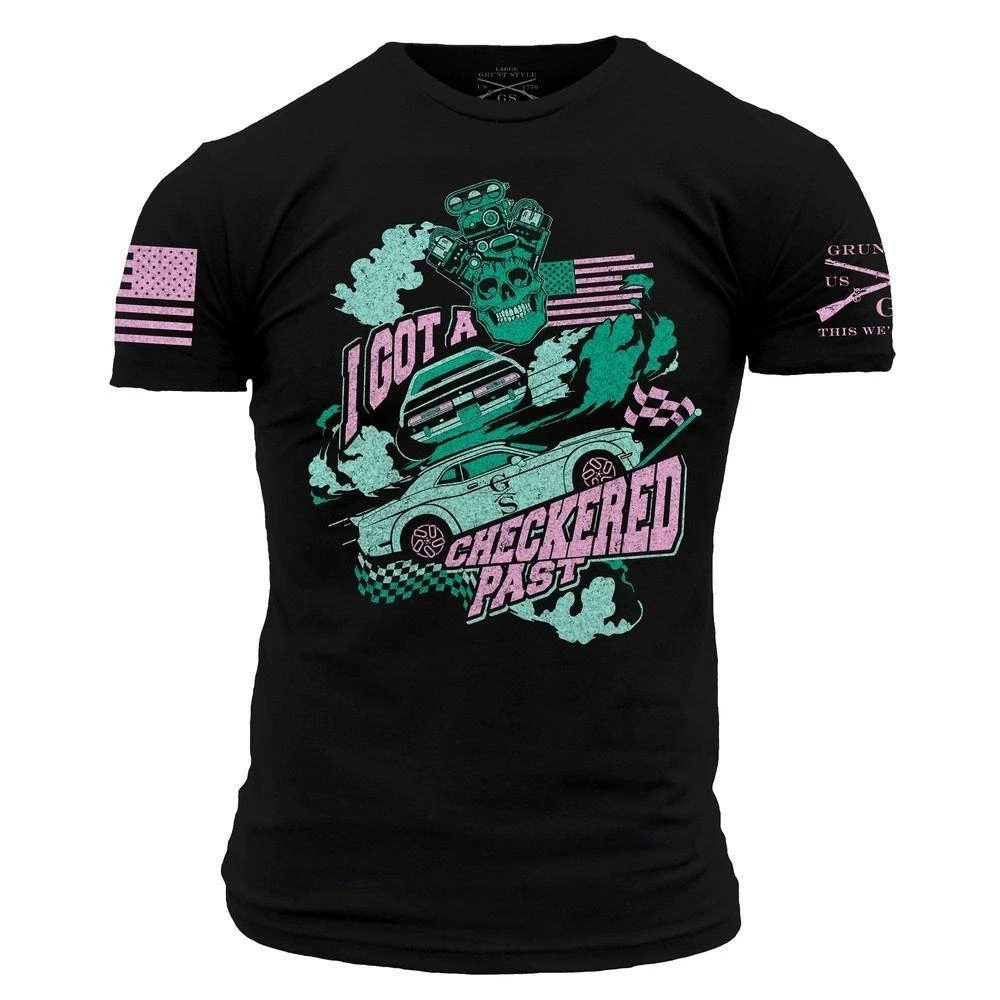 Checkered Past T-Shirt - Black