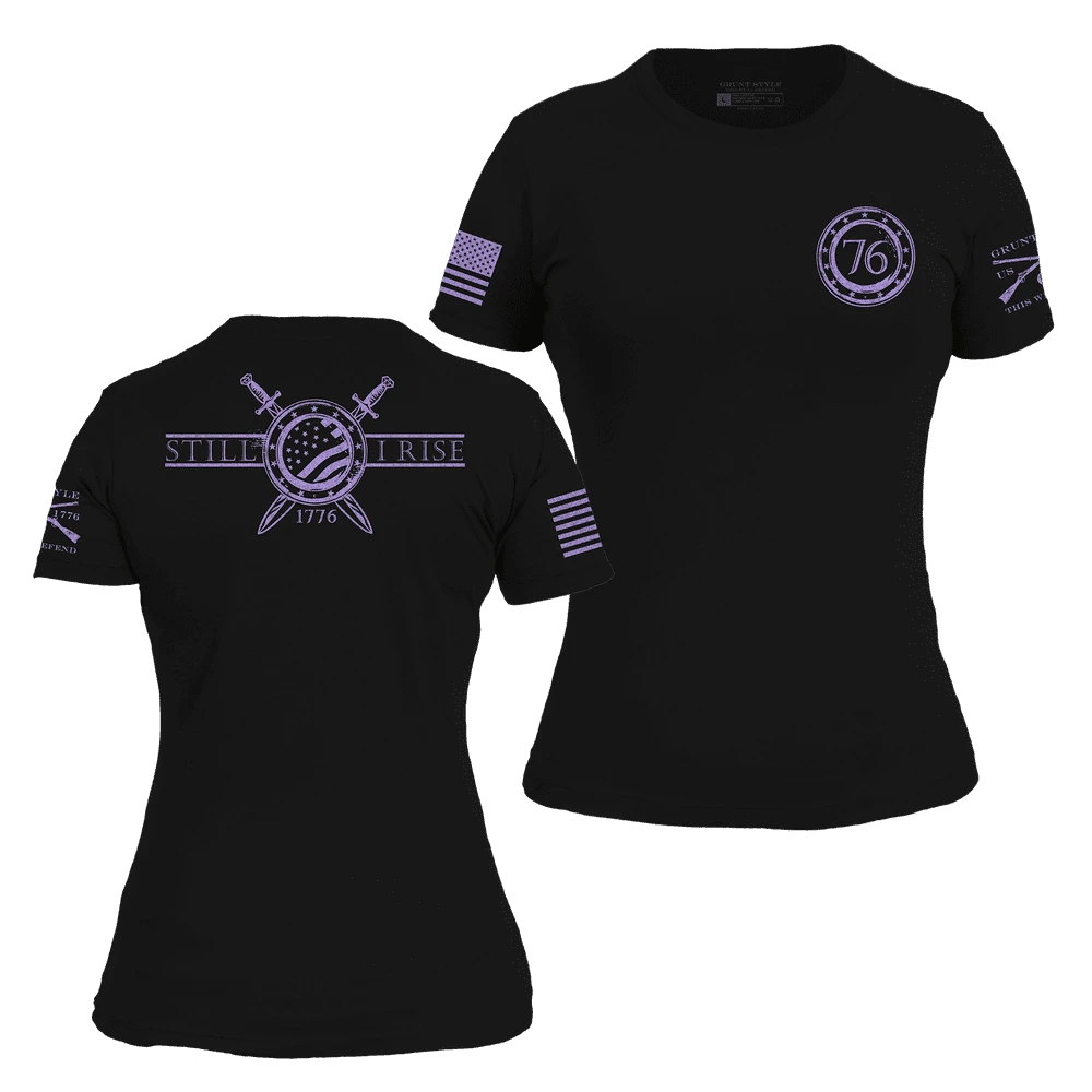 Women's Still I Rise Slim Fit T-Shirt - Black - Image 3