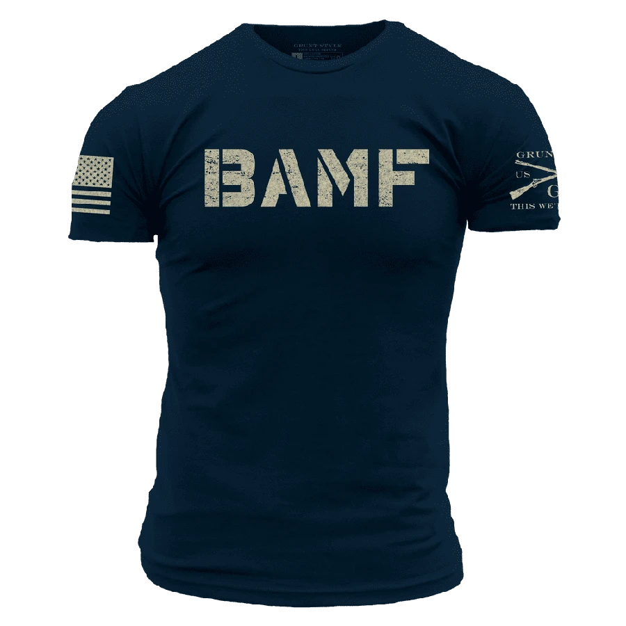 BAMF T-Shirt - Midnight Navy - Image 7