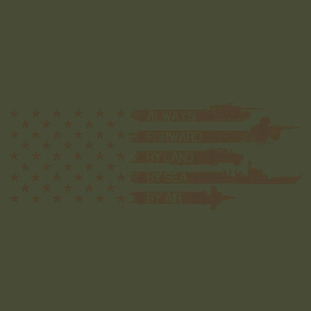 Women's Always Forward Relaxed Fit T-Shirt - Military Green - Image 3