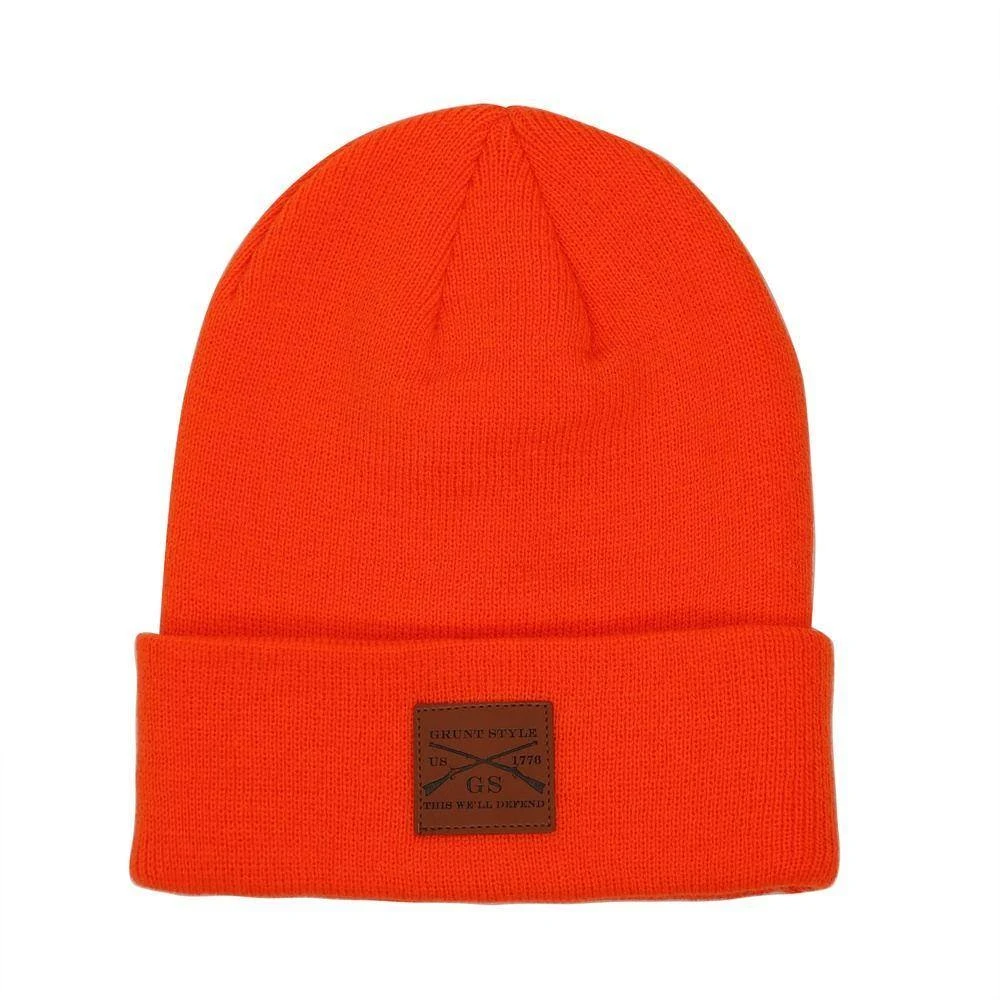 Accessories Cuffed Beanie - Safety Orange - Image 3