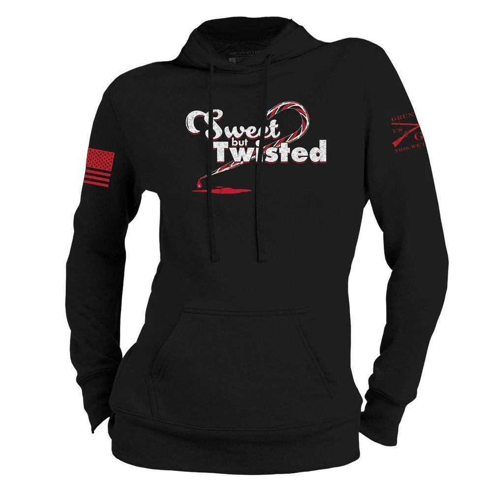 Women's Sweet But Twisted Hoodie - Black - Image 2