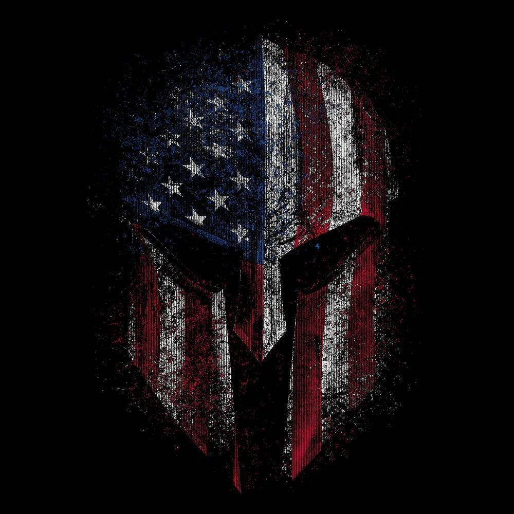 Youth American Spartan Hoodie - Black - Image 4