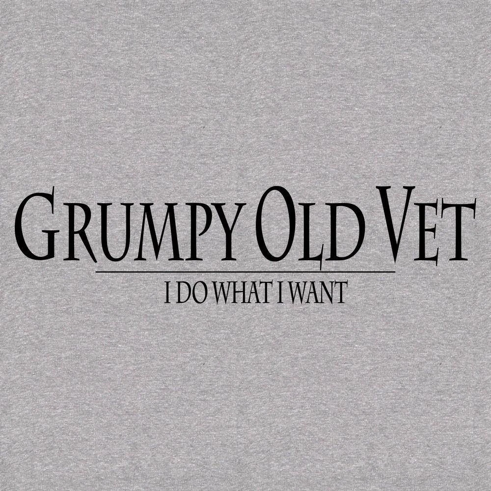 Grumpy Old Vet Hoodie - Sport Grey - Image 3