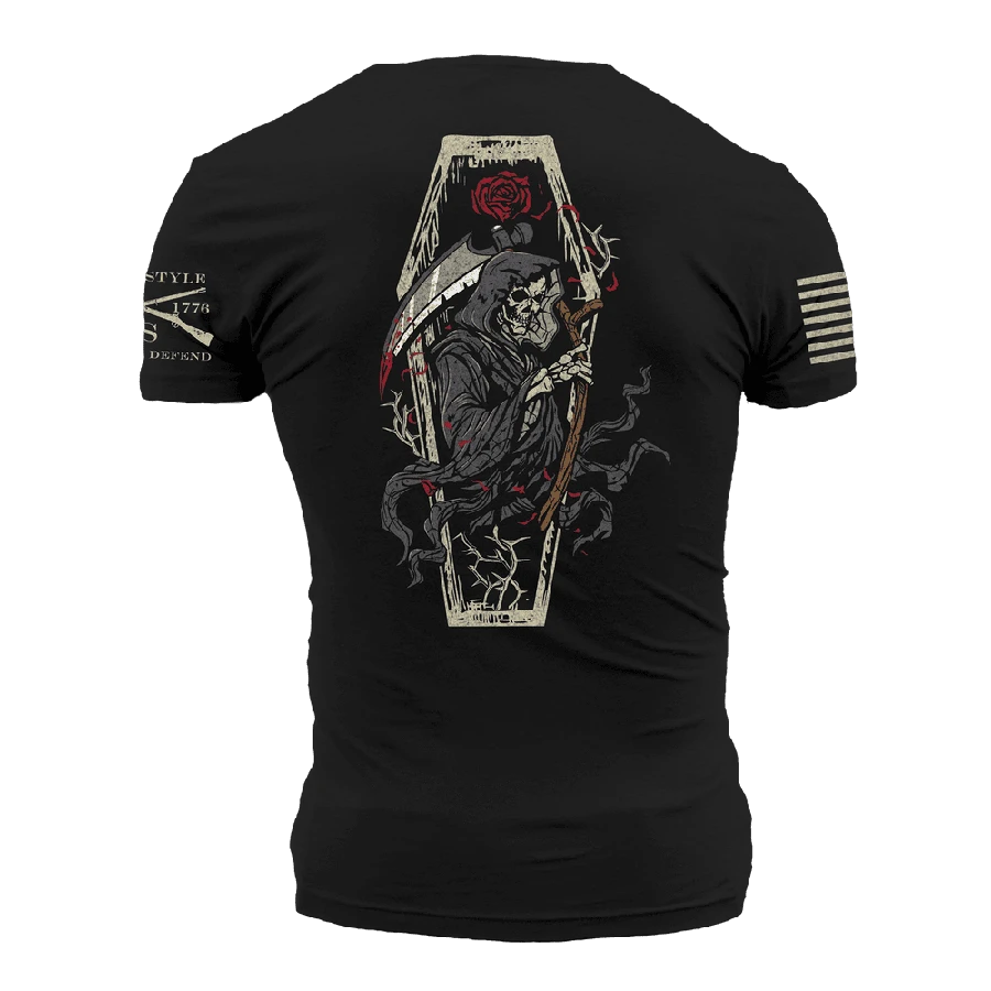 Grim Reaper T-Shirt - Black - Image 7