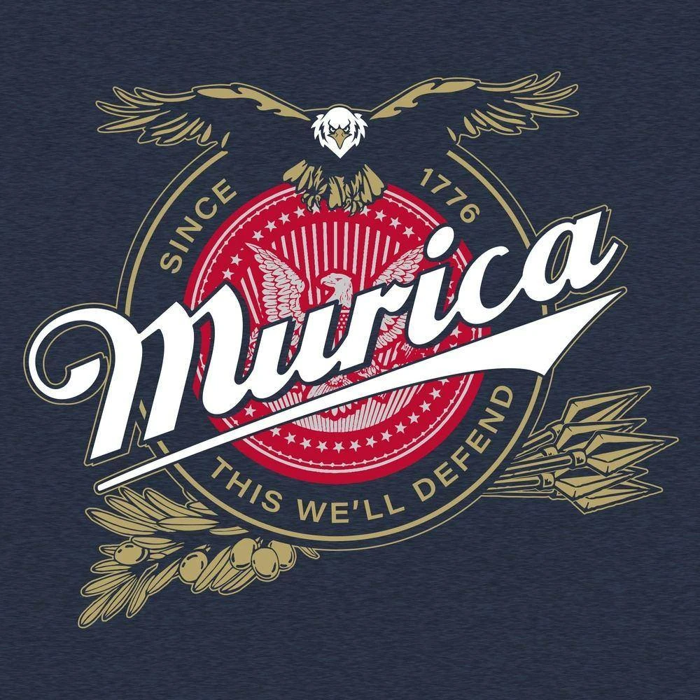 Women's Murica Brewing V-Neck - Midnight Navy - Image 4