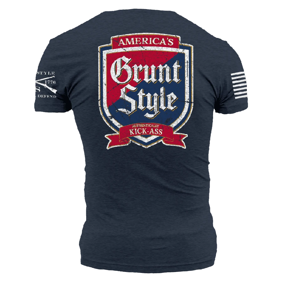 Kick Ass Brewing T-Shirt - Midnight Navy - Image 5