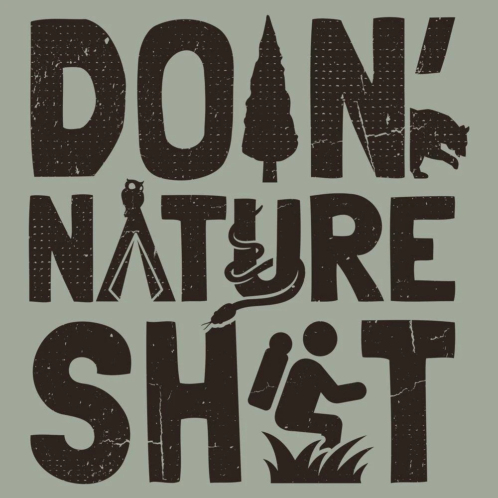 Doin' Nature Sh*t T-Shirt - Light Sage - Image 4