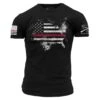 Red Line American Acid T-Shirt - Black