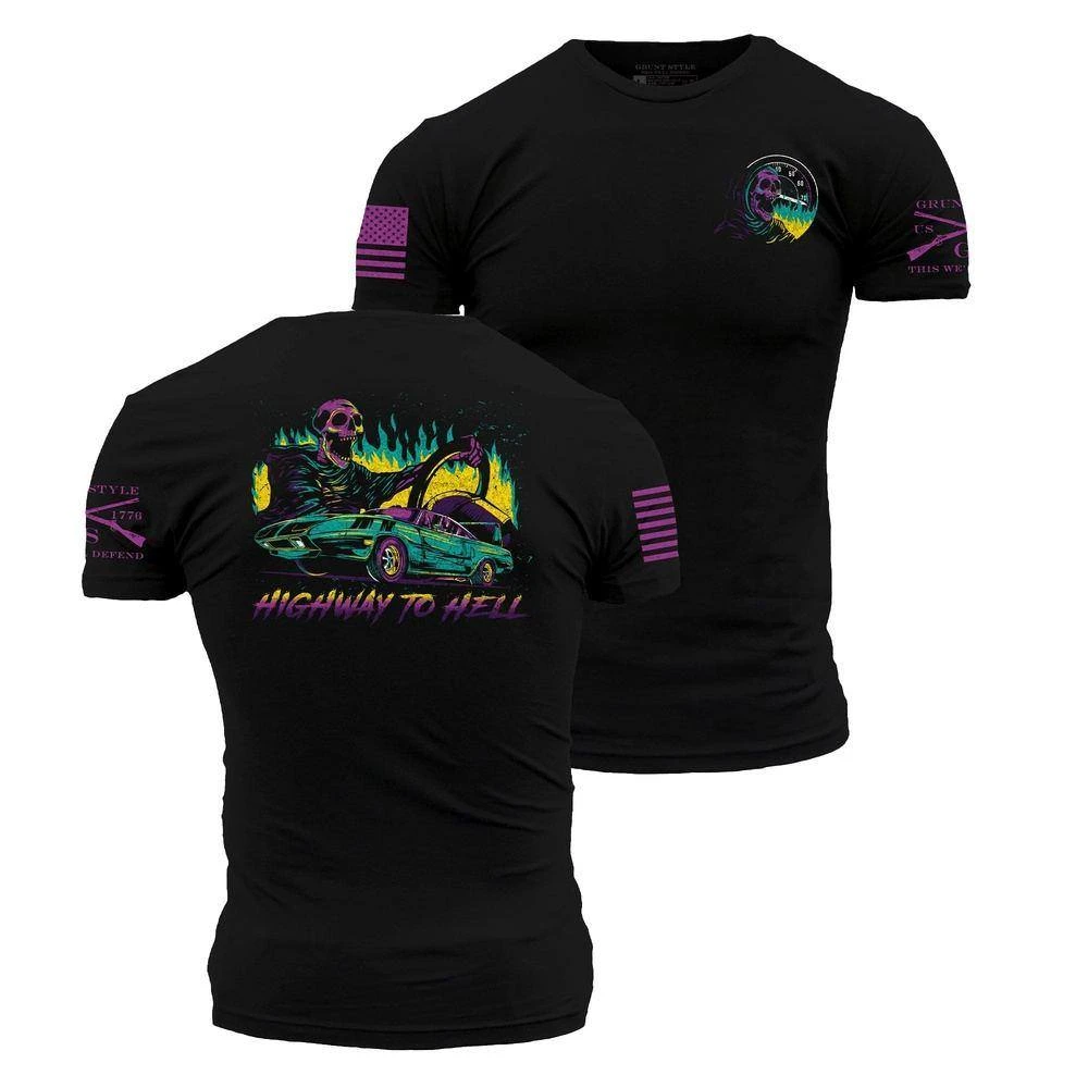 Highway To Hell T-Shirt - Black