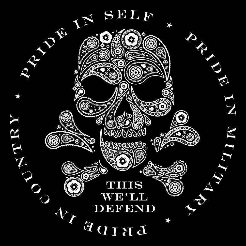 Women's Death Paisley V-Neck - Black - Image 8