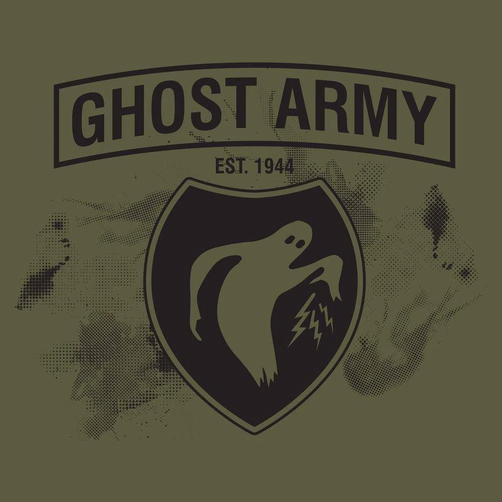 Ghost Army T-Shirt - Military Green - Image 3