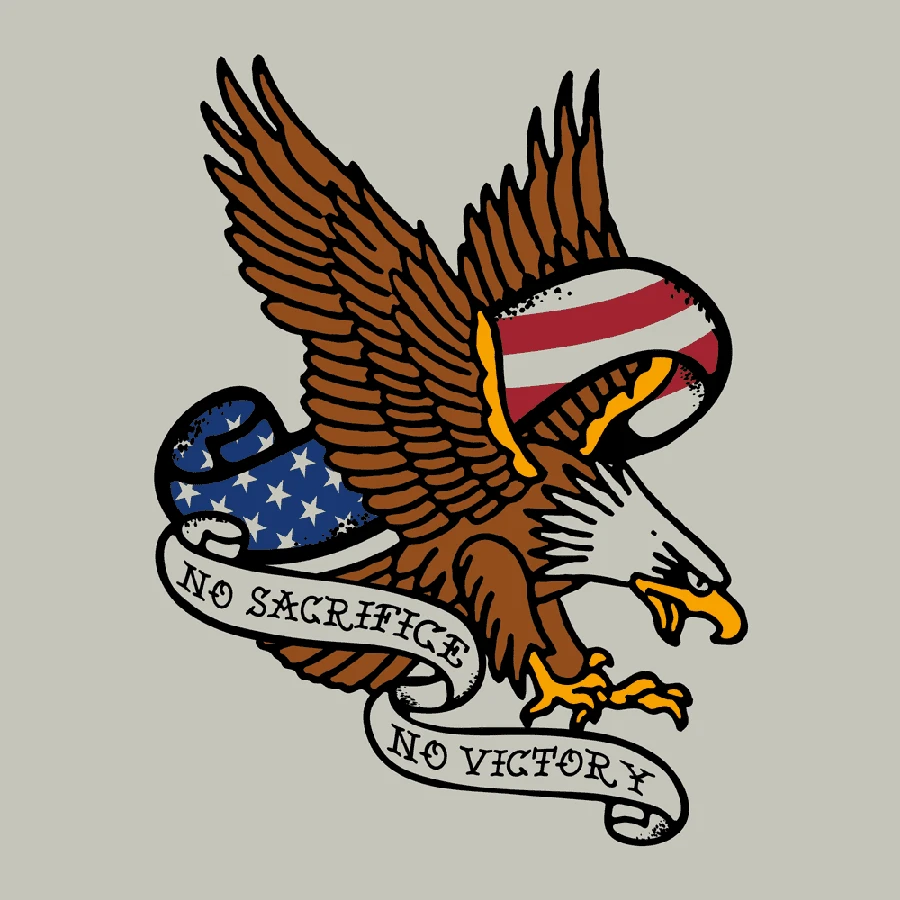 No Sacrifice No Victory T-Shirt - Sand - Image 5