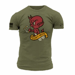 Lucky Devil T-Shirt - Military Green