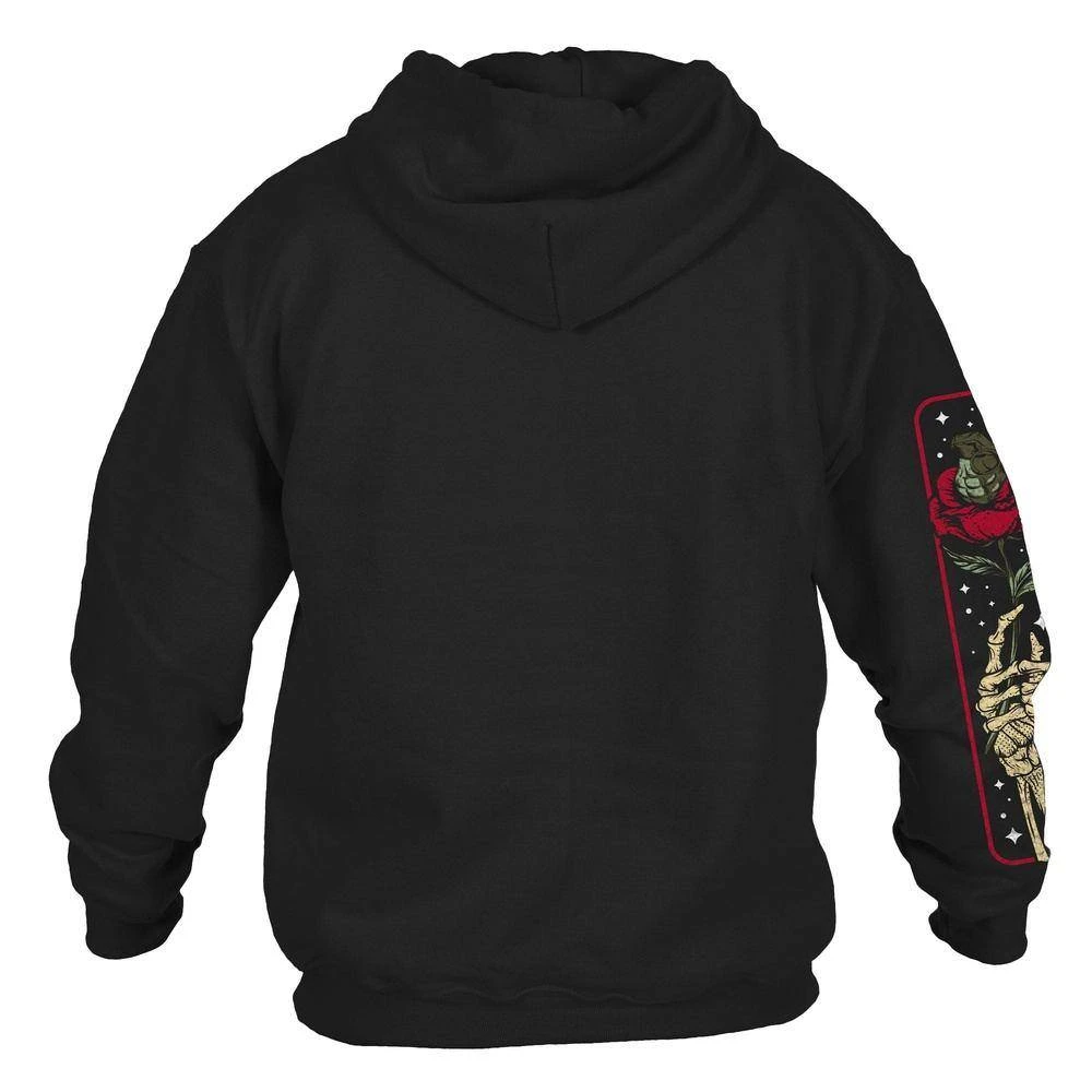 Death Rose Hoodie - Black - Image 5