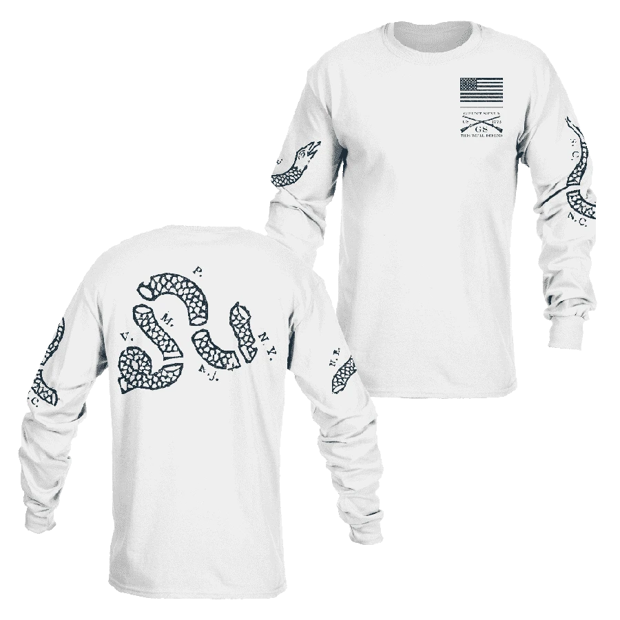 Join Or Die Long Sleeve - White