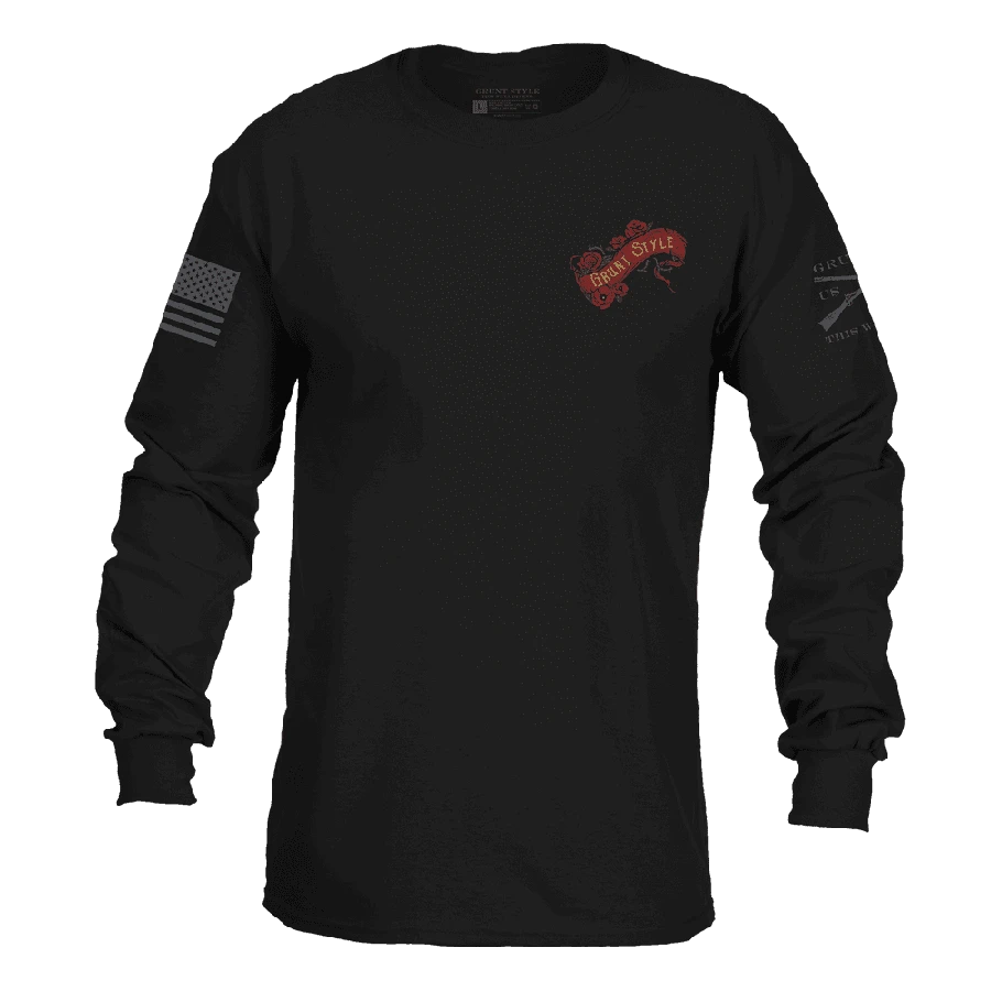 Liberty Or Death Long Sleeve - Black - Image 9