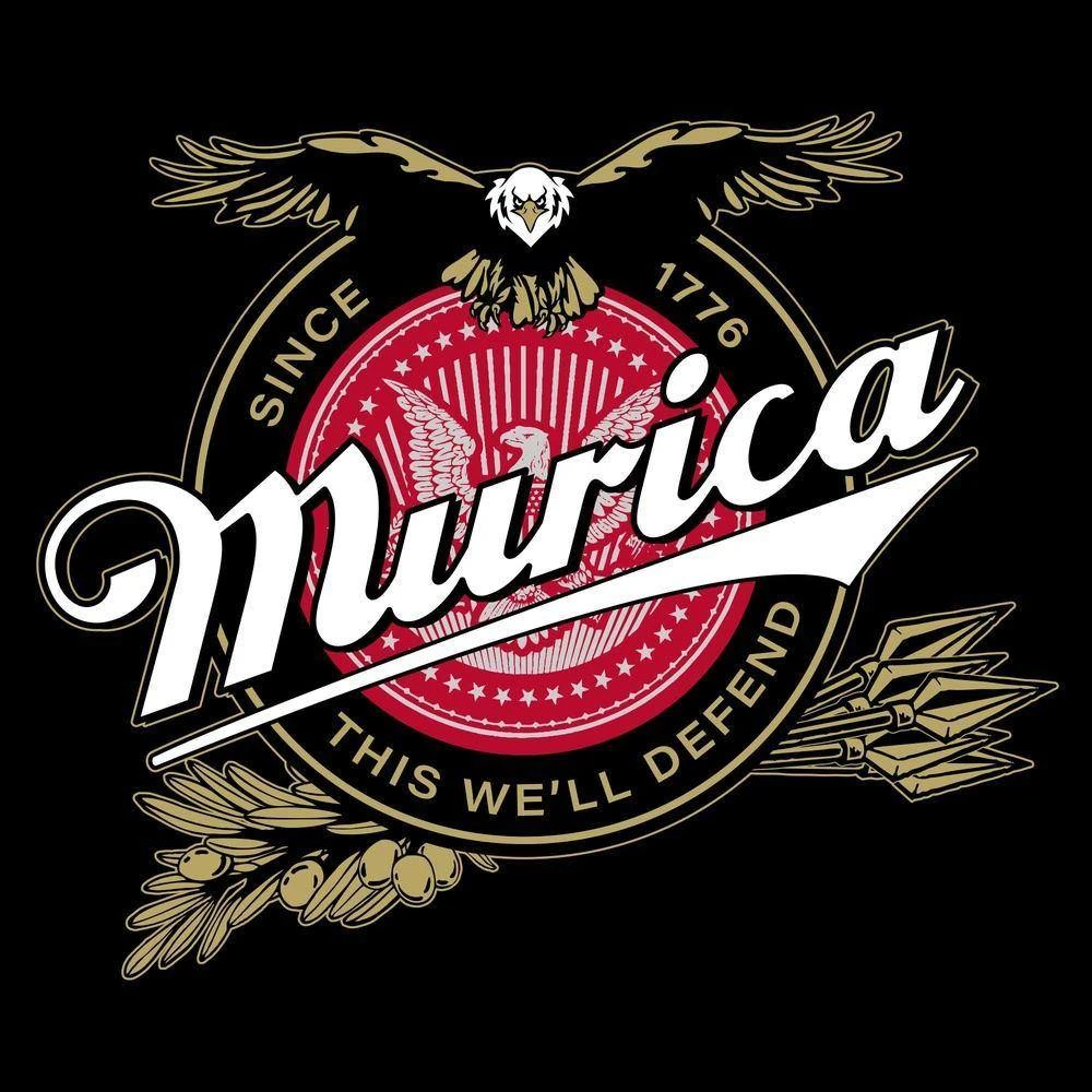 Men's Murica Brewing Tank - Black - Image 4