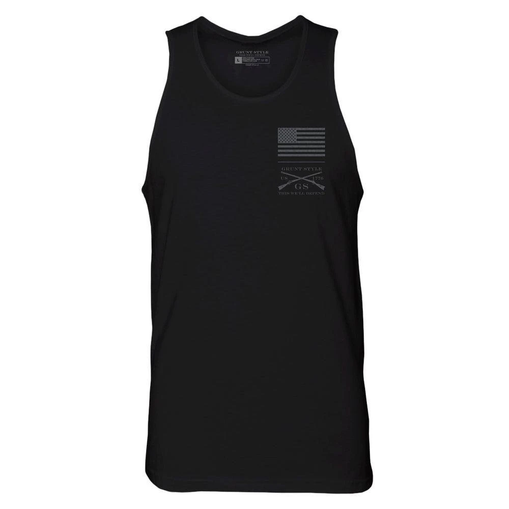 Men's Strength Through Suffering Tank - Black - Image 4