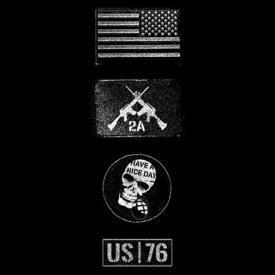 Patch Long Sleeve - Black - Image 6