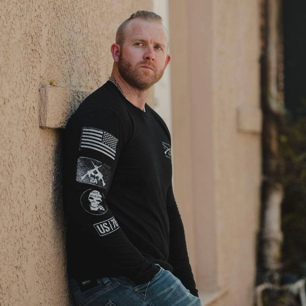 Patch Long Sleeve - Black - Image 4