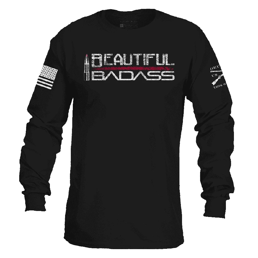 Women's Beautiful Badass Long Sleeve - Black - Image 2