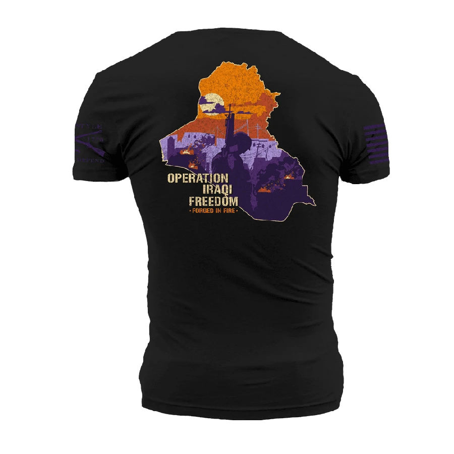 OIF - Forged In Fire T-Shirt - Black - Image 5