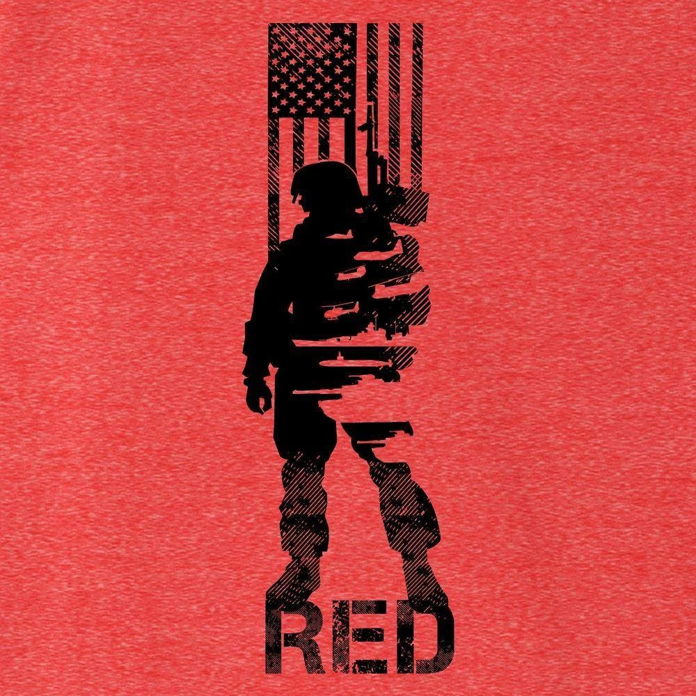 Women's R.E.D. All Forces Relaxed Fit Tee - Red - Image 9