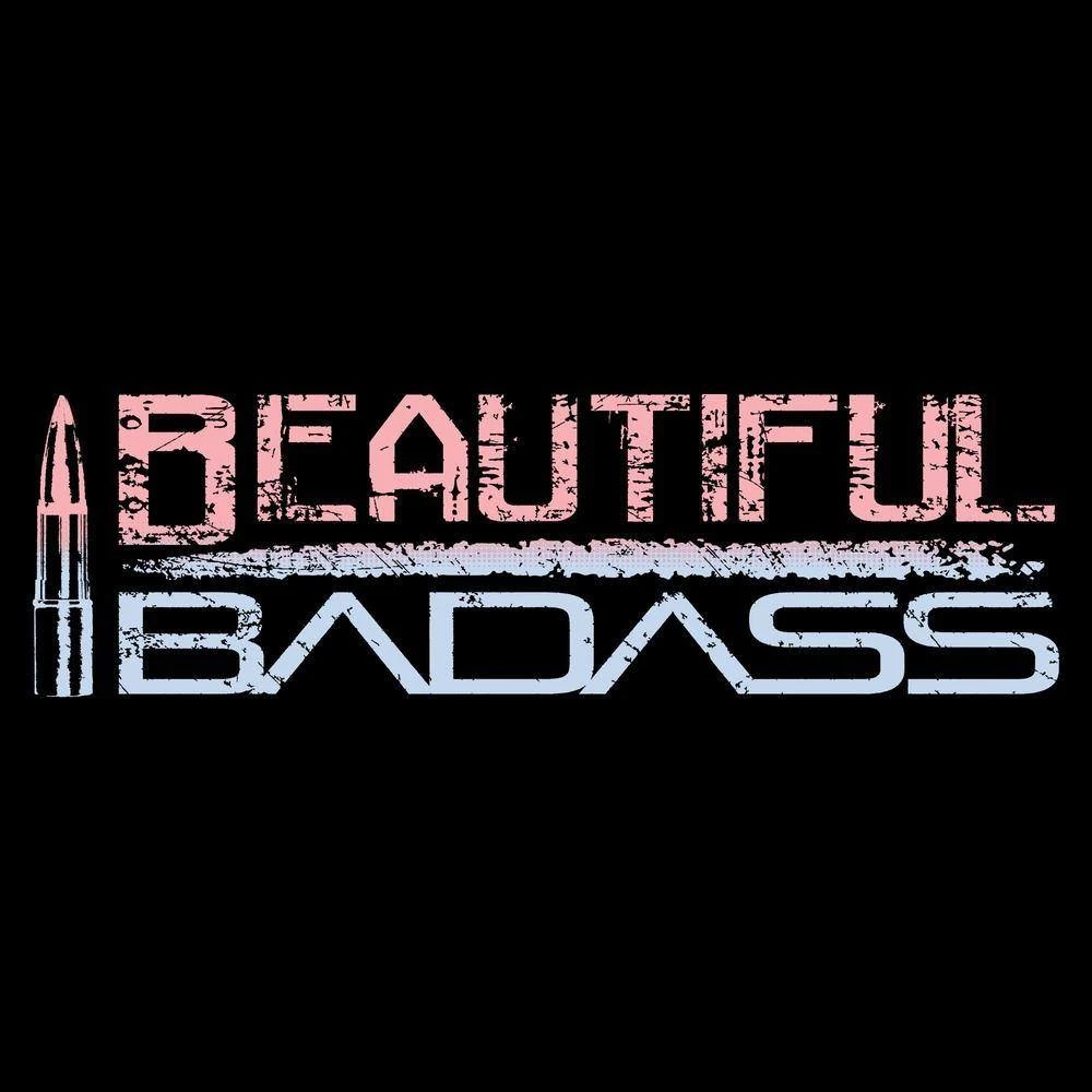 Women's Beautiful Badass Ombre Tank - Black - Image 3