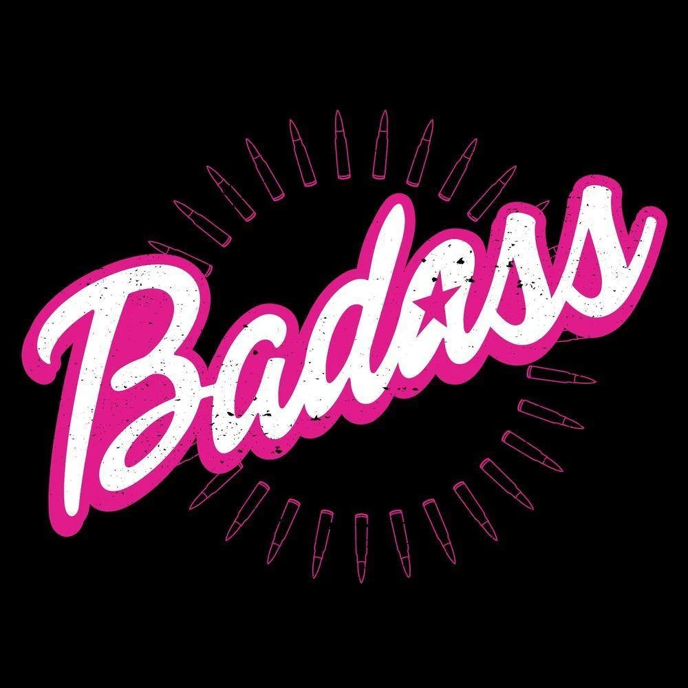 Women's Badass V-Neck - Black - Image 4