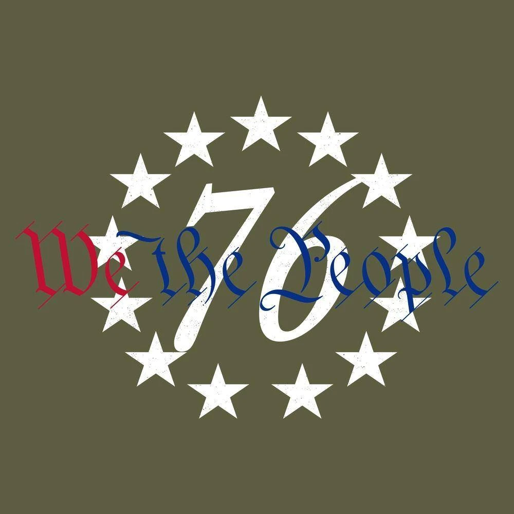 76 We The People T-Shirt - Military Green - Image 4