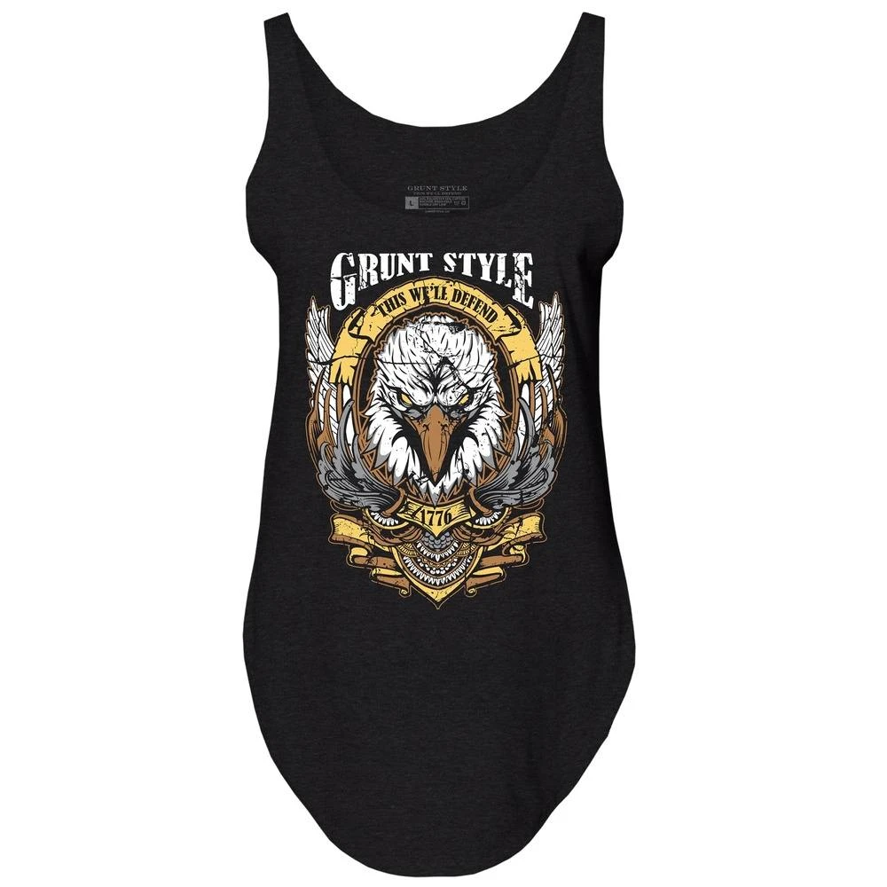 Women's Easy Rider Flowy Tank - Black - Image 4