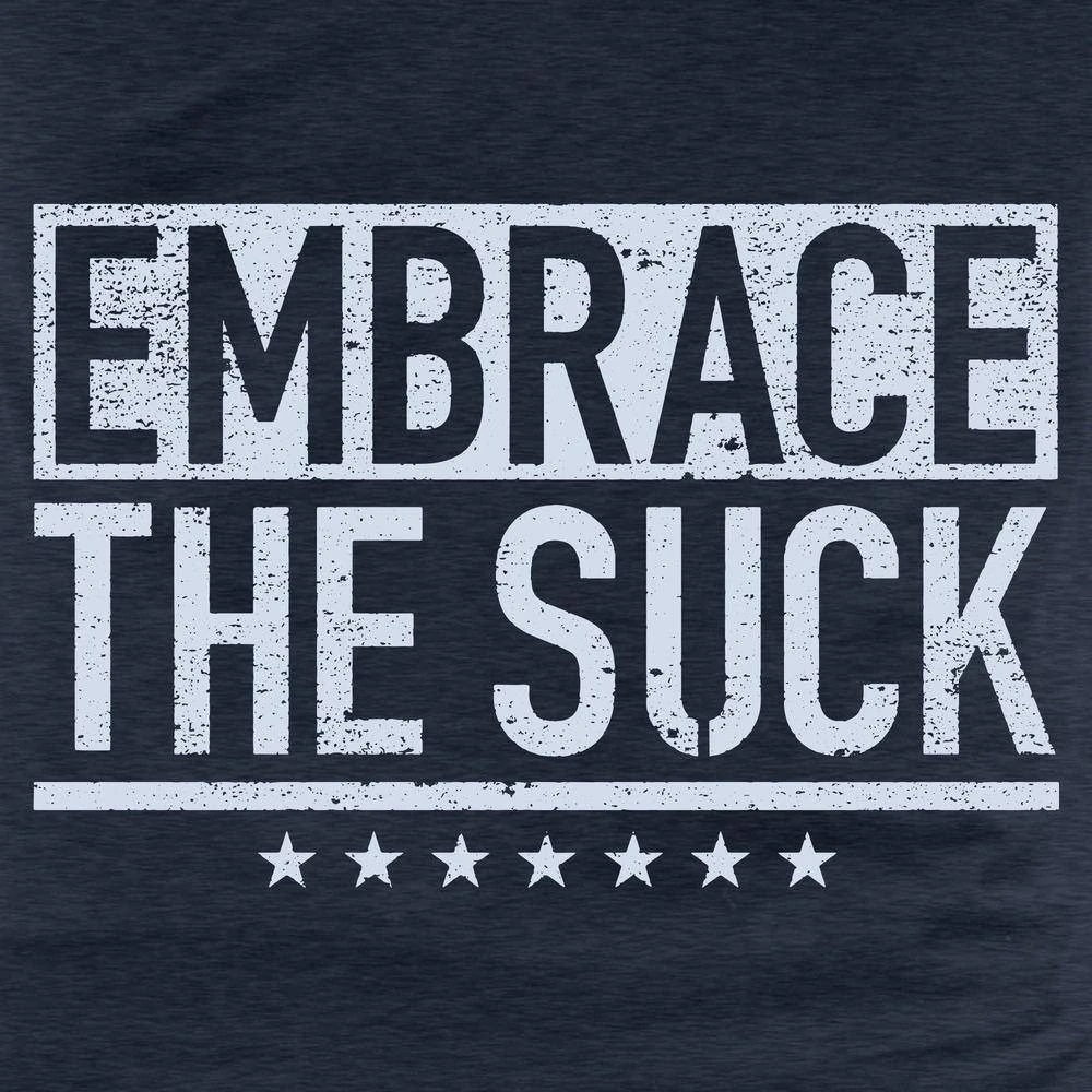 Embrace The Suck T-Shirt - Midnight Navy - Image 4