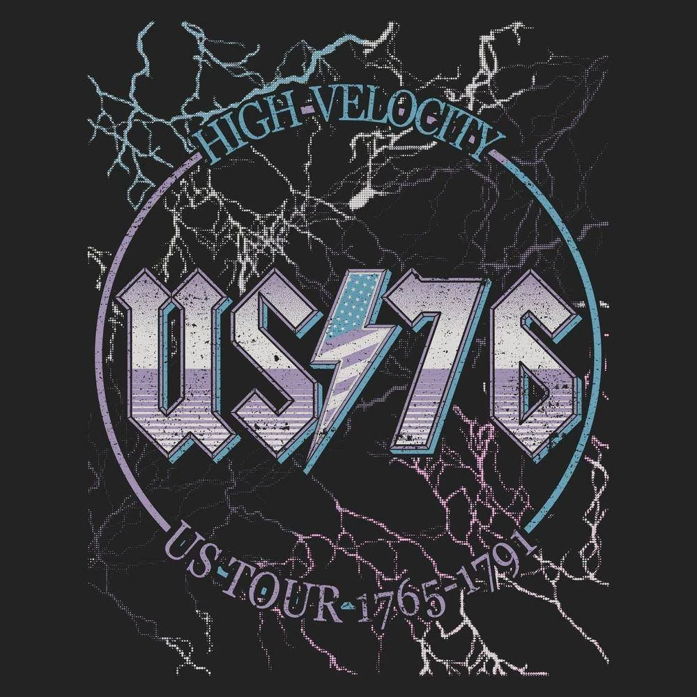 Women's US76 Slouchy T-Shirt - Black - Image 3