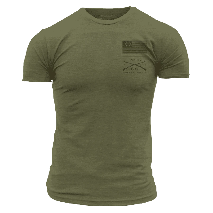 Strength Through Suffering T-Shirt - Military Green - Image 6
