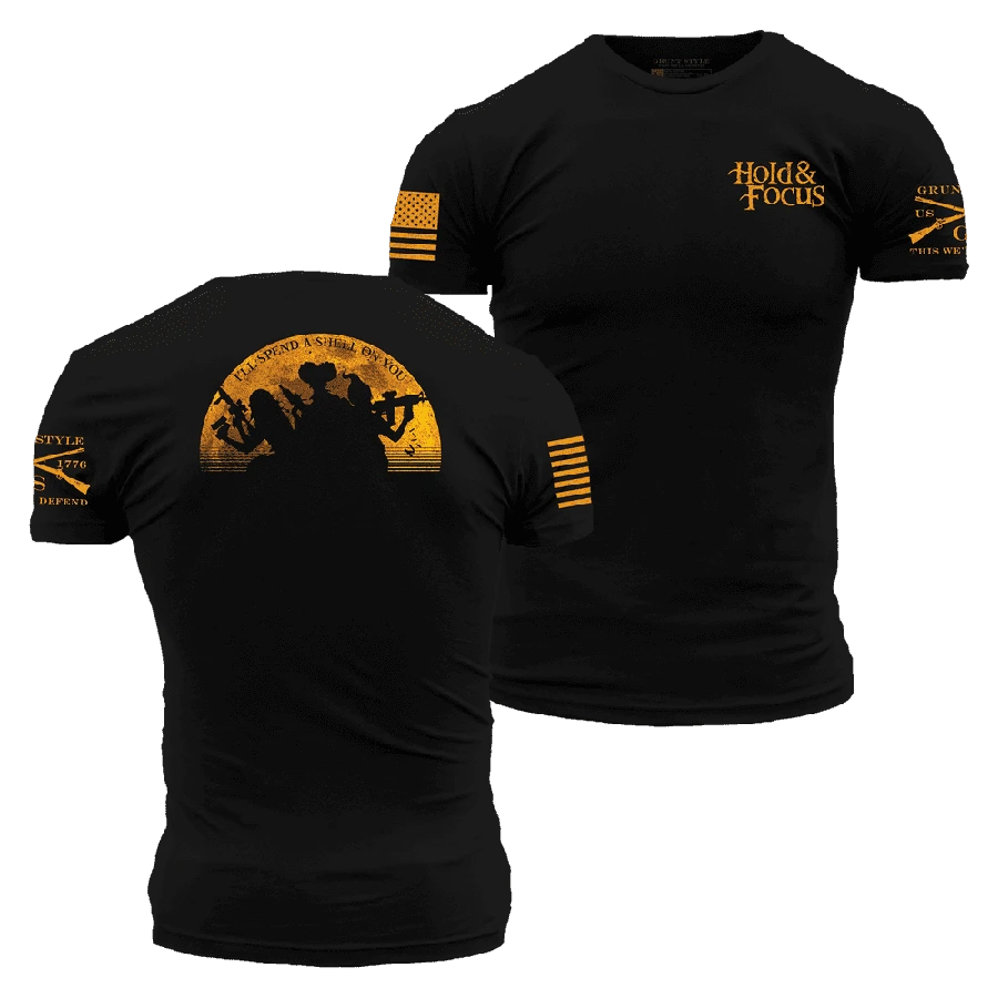 Hold And Focus T-Shirt - Black