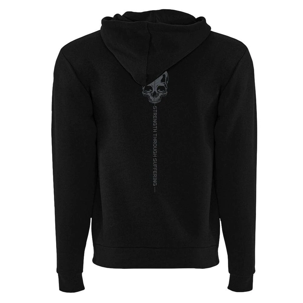 Strength Through Suffering Full-Zip Hoodie - Black - Image 4