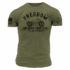 Freedom Between Your Legs T-Shirt - Military Green