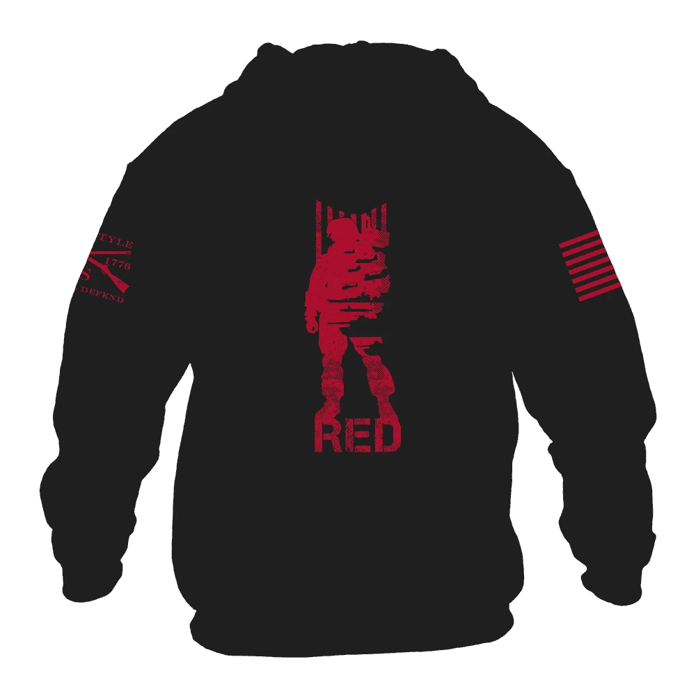 R.E.D. All Forces Hoodie - Black - Image 3