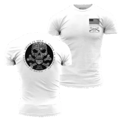 Death Paisley T-Shirt - White